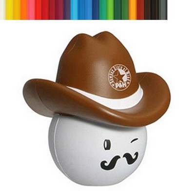 Cowboy Mad Cap PU Stress Reliever