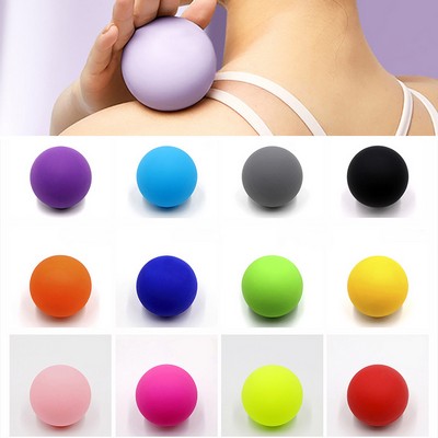 2 1/2" Silicone Massage Lacrosse Ball