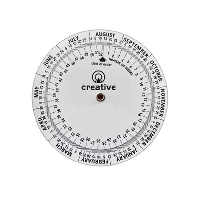 4.25" Plastic Birth Date Finder Pregnancy Wheel Calculator