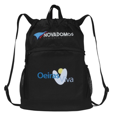 Team Sport Drawstring Backpack