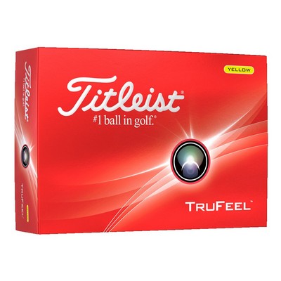 Titleist TruFeel Golf Balls - Yellow