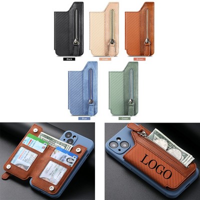 Leather Multifunction Phone Wallet