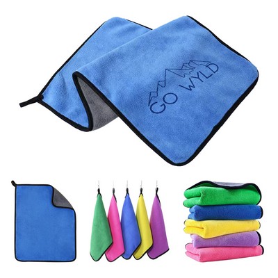 Coral Fleece Car Cleaning Towel