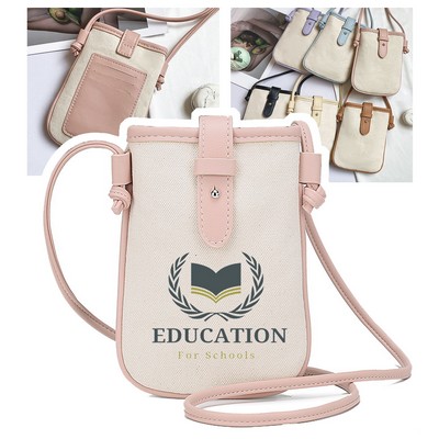 Canvas Mini Crossbody Bag