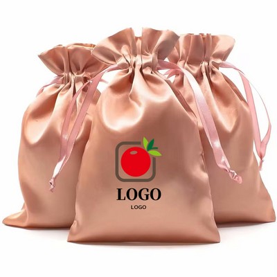 Satin Drawstring Bags Jewelry Pouch Wedding Gift Bags