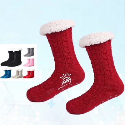 Sherpa Lined Slipper Socks