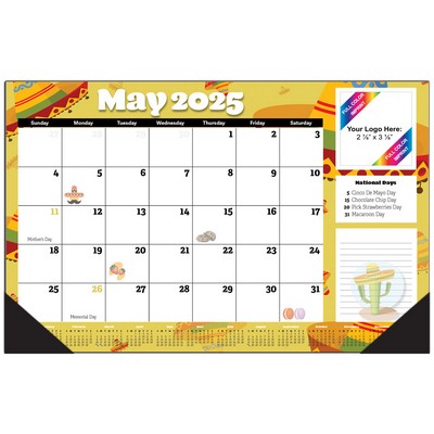 Nat'l Holidays Desk Pad Calendar (17"x11 1/2")