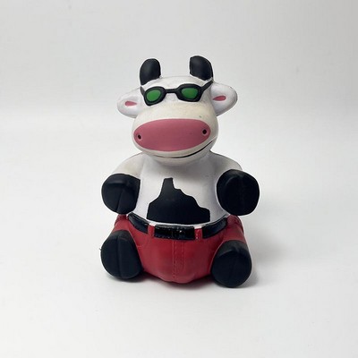 PU Foam Milk Cow Shaped Stress Reliever