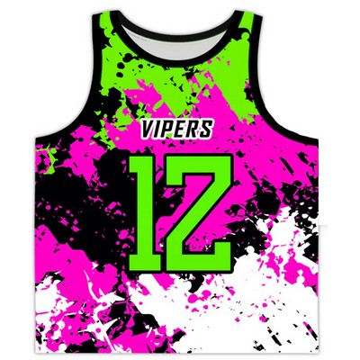 Custom Sublimated Women Elite 2-Ply Reversible Lacrosse Pinnie