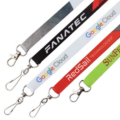 5/8" Dye Sublimated Lanyard - 3 Day Rush