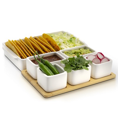 Taco Bar serving set