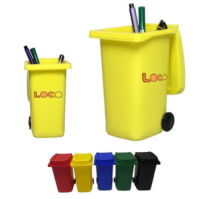 Mini Garbage Trash Bin Pen Holder for stationery