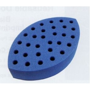 30 Hole Foam Football Shaped Rack for Test Tube - Blank