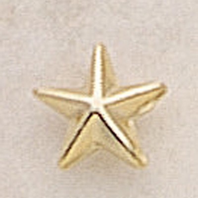 Dimensional Star Marken Design Cast Lapel Pin (3/8")