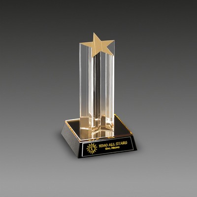 10" Star Column™ Award (3¾"x11")