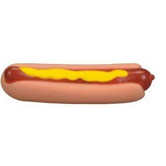 Rubber Hot Dog Dog Toy