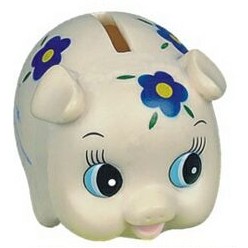 Rubber Daisy Piggy Bank©