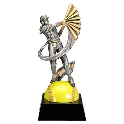 7" Softball Motion Xtreme Resin Trophy