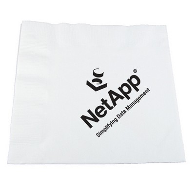 3-Ply White Cocktail Napkins (Offset Printed)