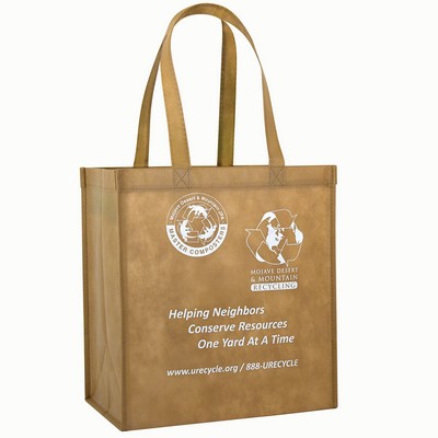 Custom 80g Non-Woven PP Tote Bag 13"x15"x8"