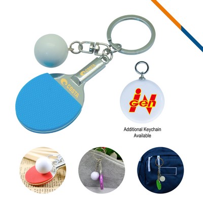 Table Tennis Keychain-Blue