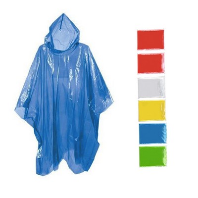 Emergency PE Rain Poncho