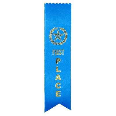 2"x8" 1ST Place Stock Lapel Award Ribbon