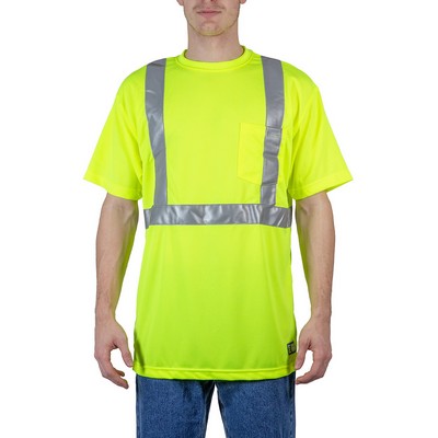 Berne Men's Hi-Vis Type R Class 2 Performance Short Sleeve Tee