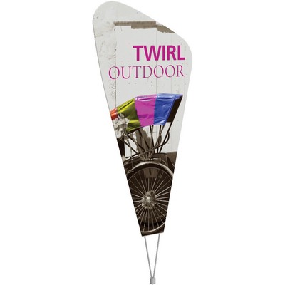 Twirl Outdoor Sign (Hardware Only)