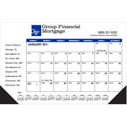 12 Sheet Display-A-Month Calendar Pad w/ Side Ad Copy (Thru 4/30)