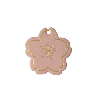 Follow Shape Hang Tags w/Gold Stamping Logo