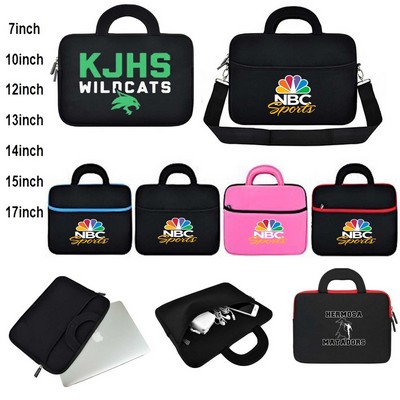 Kidder 13" laptop Chromebook case with adjustable shoulder strap with handle & pocket