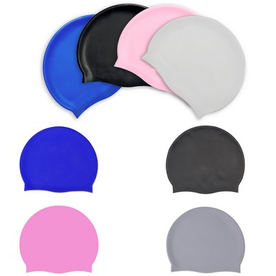 Unisex Adult Silicone Swim Cap