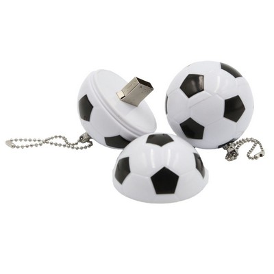 4GB Soccer Shaped Fast USB Drive with Keyring