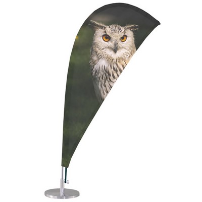 Single Sided Table Top Teardrop Style Feather Flag