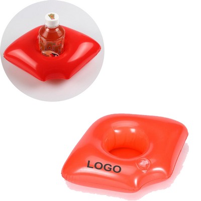 Red Lips Inflatable Coasters for Fun and Functional Beverage Protection