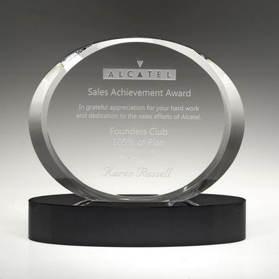 5 3/4" Crystal Award - Eternity