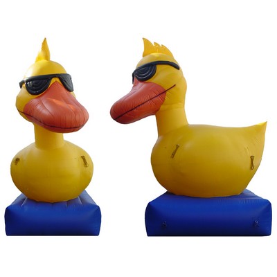 10' Cold Air Duck Shaped Inflatable w/ 2 Banners