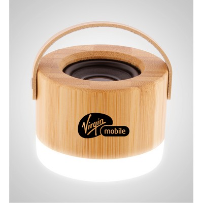 BAMBOO BLUETOOTH SPEAKER w/ LIGHT