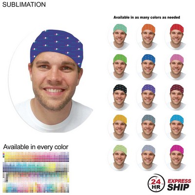 24 Hr Express Ship - Team Building Sublimated Multifunction Tubular Headwear (Fandanna Bandanna)