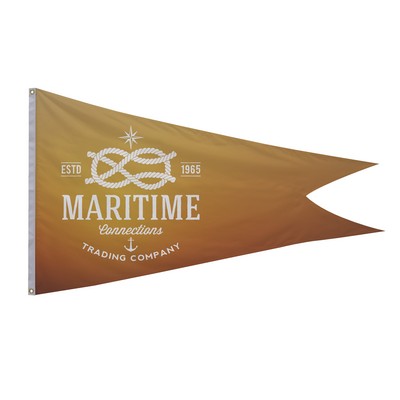 3' x 5' Polyester Burgee Flag Single-Sided