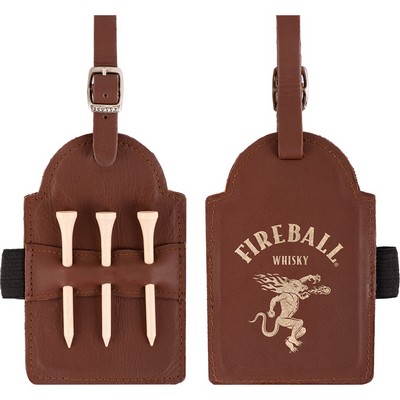 Golf Tee Caddie (Vegetable Leather)