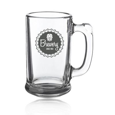 Viking Glass Beer Mug 14oz