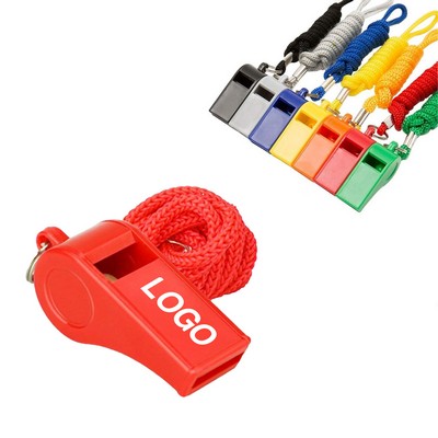 Sports Whistles With Lanyard