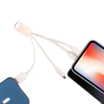 Wheat Straw Multi Charging Cable