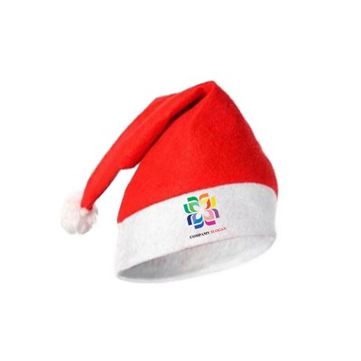 Red Christmas Hat with Ball on Top