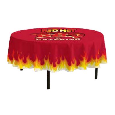 5-ft. Round FULL BLEED Table Cover with 19" Overhang