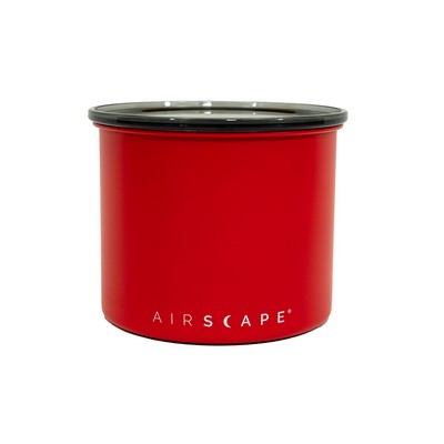 4" Matte Red Airscape® Coffee Canister Classic