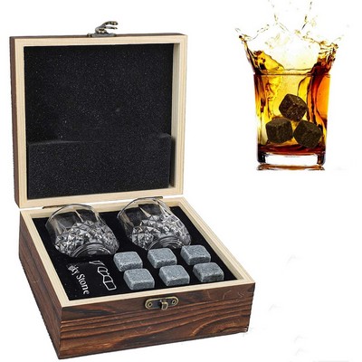 Premium Whiskey Stones Gift Set - Chilling Elegance