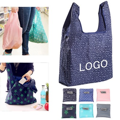 Large Foldable Portable Reusable Shopping Tote Bag